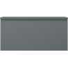 Mexen Orio koupelnová skříňka pod umyvadlo 100 cm s deskou, 1 zásuvka, matný grafit - 91A10-10047-1-BFC66