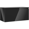 Mexen Orio koupelnová skříňka pod umyvadlo 100 cm s deskou, 1 zásuvka, černý lesk - 91A10-10047-1-BFC70