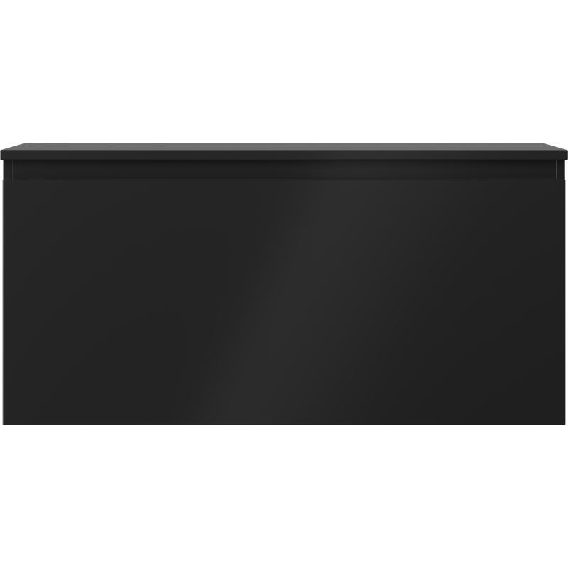 Mexen Orio koupelnová skříňka pod umyvadlo 100 cm s deskou, 1 zásuvka, černá matná - 91A10-10047-1-BFC71