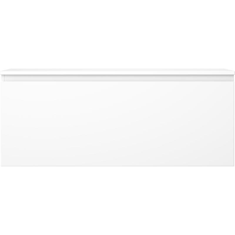 Mexen Orio koupelnová skříňka pod umyvadlo 120 cm s deskou, 1 zásuvka, bílá mat - 91A10-12047-1-BFC01