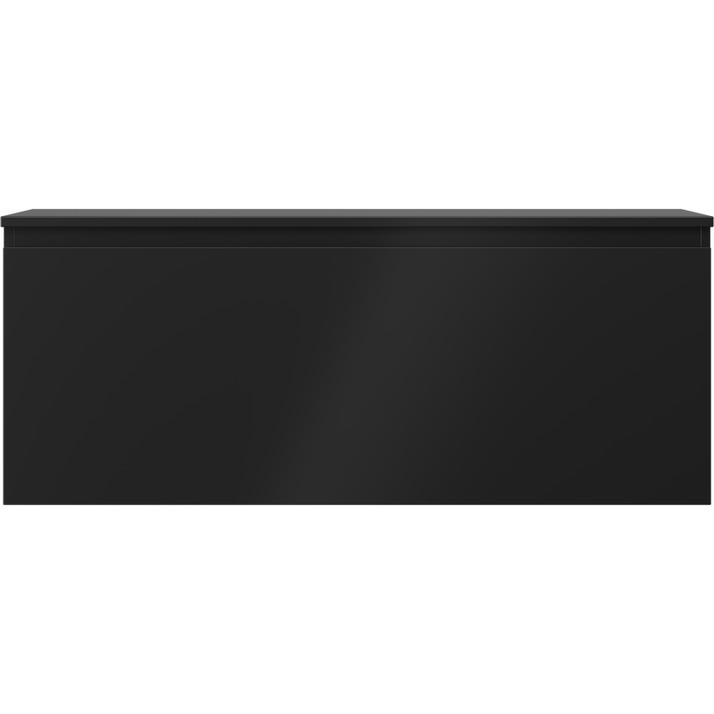 Mexen Orio koupelnová skříňka pod umyvadlo 120 cm s deskou, 1 zásuvka, černá mat - 91A10-12047-1-BFC71