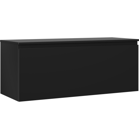 Mexen Orio koupelnová skříňka pod umyvadlo 120 cm s deskou, 1 zásuvka, černá mat - 91A10-12047-1-BFC71