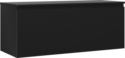 Mexen Orio koupelnová skříňka pod umyvadlo 120 cm s deskou, 1 zásuvka, černá mat - 91A10-12047-1-BFC71