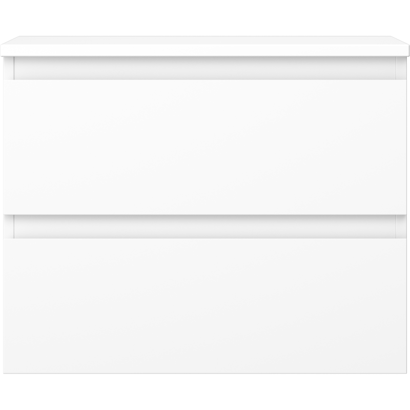 Mexen Orio koupelnová skříňka pod umyvadlo 60 cm s deskou, 2 zásuvky, bílá mat - 91A10-06047-2-BFFC01