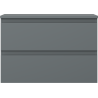 Mexen Orio koupelnová skříňka pod umyvadlo 70 cm s deskou, 2 zásuvky, grafit mat - 91A10-07047-2-BFFC66