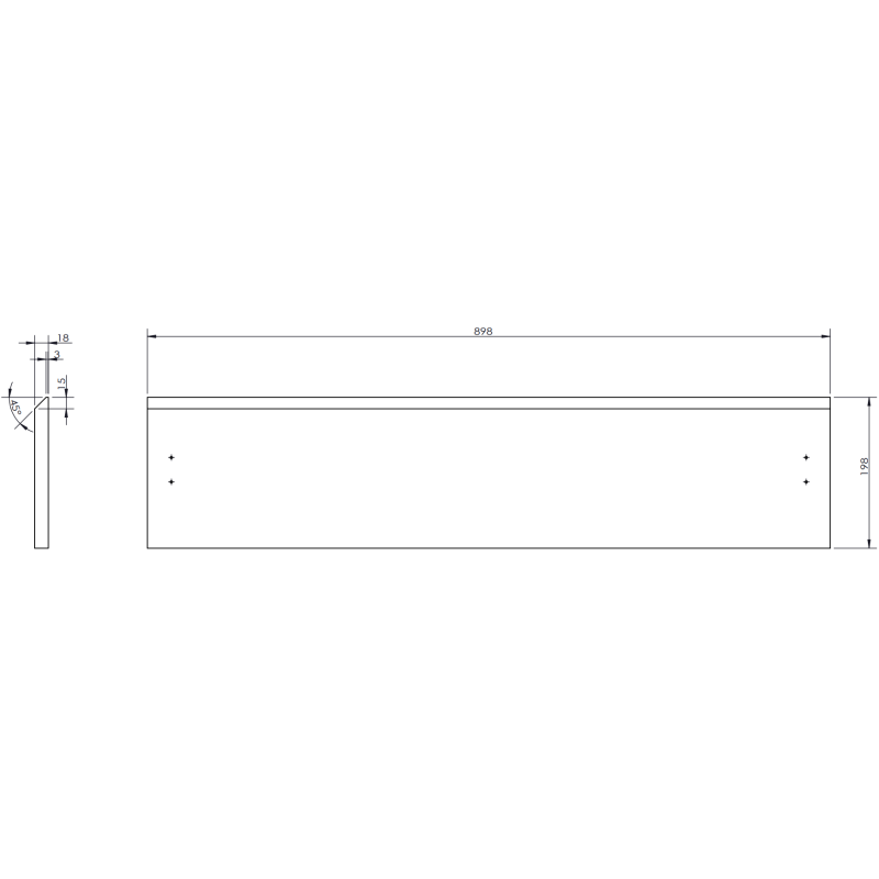 Mexen Orio koupelnová skříňka pod umyvadlo 90 cm s deskou, 2 zásuvky, šedá mat - 91A10-09047-2-BFFC62