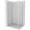 Mexen Lima skládací sprchový kout 95 x 80 cm, Průhledné, Chromovaná - 856-095-080-01-00