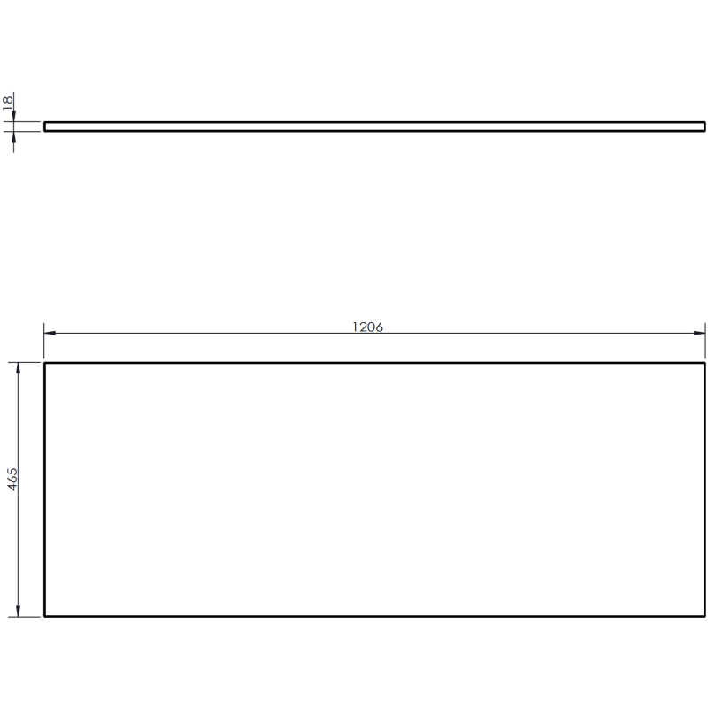 Mexen Orio koupelnová skříňka pod umyvadlo 120 cm s deskou, 2 zásuvky, bílá matná - 91A10-12047-2-BFFC01