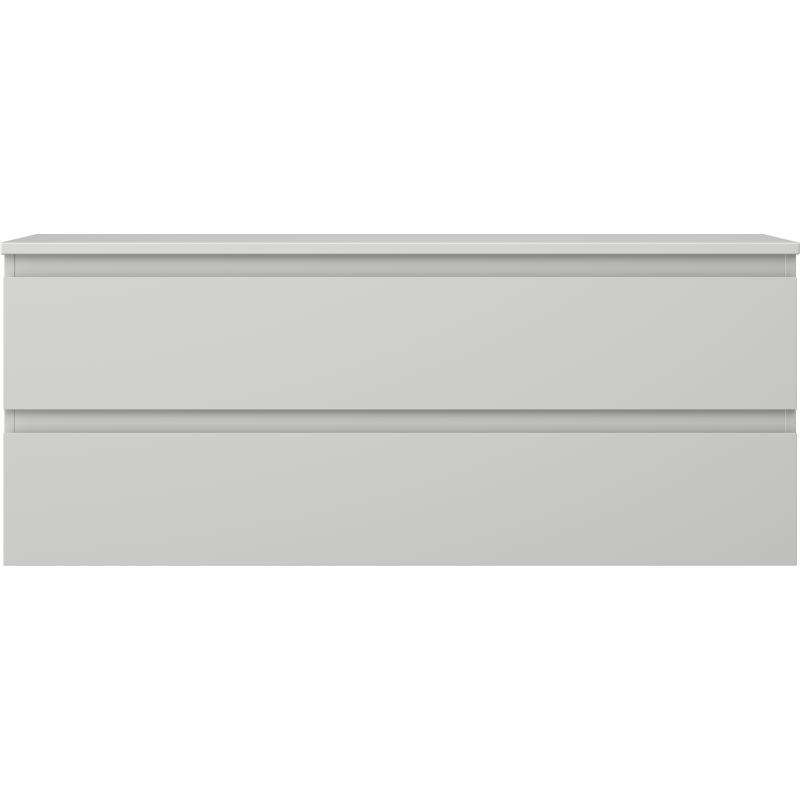 Mexen Orio koupelnová skříňka pod umyvadlo 120 cm s deskou, 2 zásuvky, šedá mat - 91A10-12047-2-BFFC62