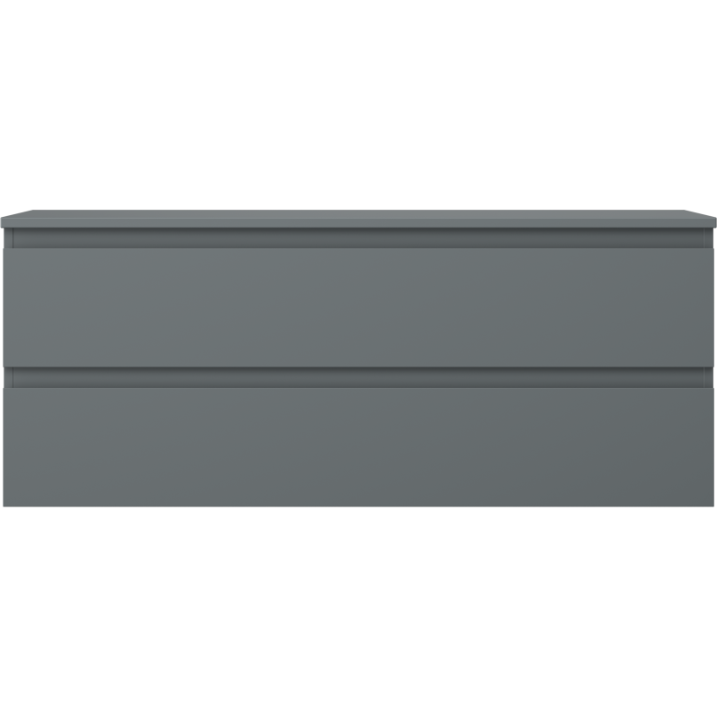 Mexen Orio koupelnová skříňka pod umyvadlo 120 cm s deskou, 2 zásuvky, grafit mat - 91A10-12047-2-BFFC66