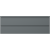 Mexen Orio koupelnová skříňka 140 cm s deskou, 2 zásuvky, grafit mat - 91A10-14047-2-BFFC66