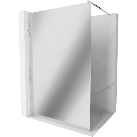 Mexen Kioto sprchová stěna Walk-in 100 x 200 cm, zrcadlo 8 mm, chrom - 800-100-101-01-50