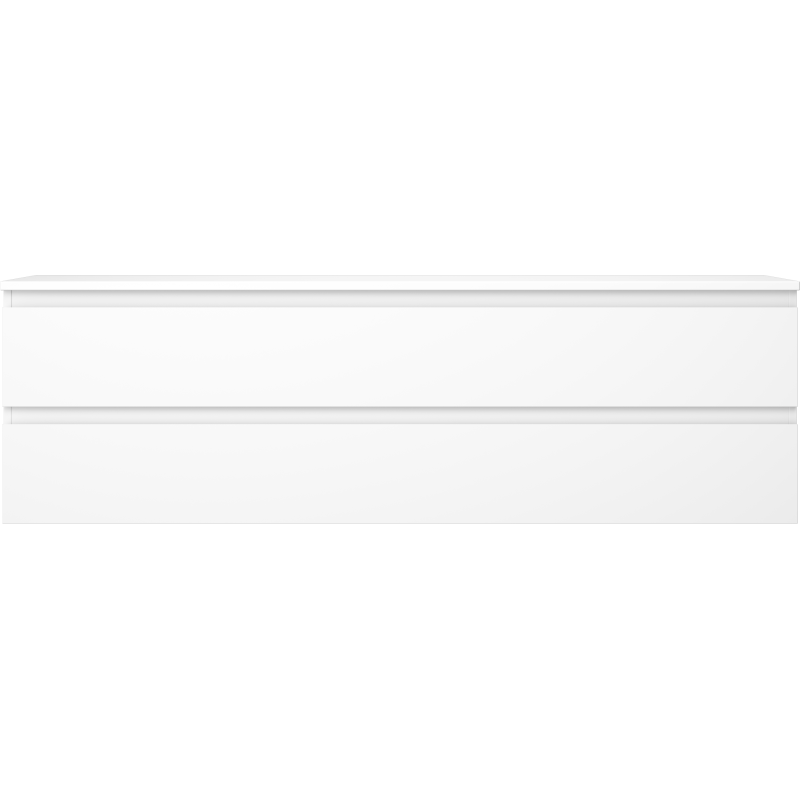 Mexen Orio koupelnová skříňka pod umyvadlo 160 cm s deskou, 2 zásuvky, bílá matná - 91A10-16047-2-BFFC01