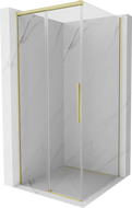 Mexen Rox posuvná sprchová kabina 95 x 95 cm, transparentní, zlatá - 8C2-095-095-50-00