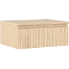 Mexen Rivel koupelnová skříňka pod umyvadlo 60 cm s deskou, 1 zásuvka, ryhovaná, dub - 91A20-06023-1-BFC81