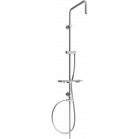 Mexen T sprchový sloup, kartáčovaný gun gray - 7939399-66