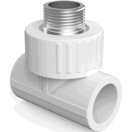 Mexen PPR trojúhelník svařený pro PPR trubky 20 x 1/2 GZ x 20 - W97333-2012M20-00