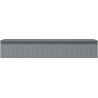 Mexen Rivel koupelnová skříňka pod umyvadlo 140 cm s deskou, 1 zásuvka, drážkovaná, grafit mat - 91A20-14023-1-BFC66
