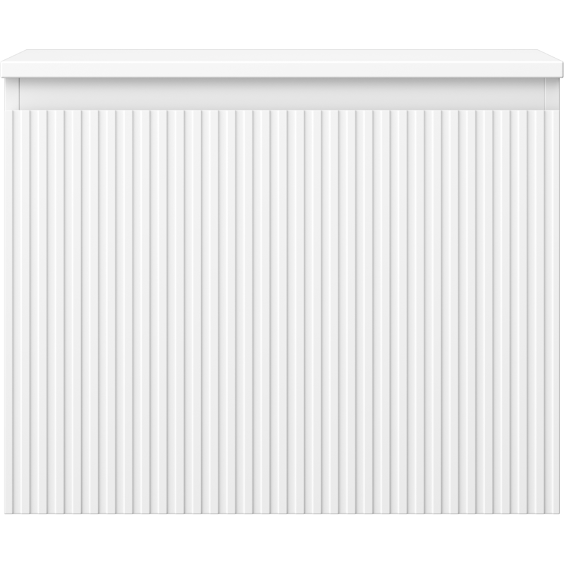 Mexen Rivel koupelnová skříňka pod umyvadlo 60 cm s deskou, 1 zásuvka, vroubkovaná, bílá mat - 91A20-06047-1-BFC01