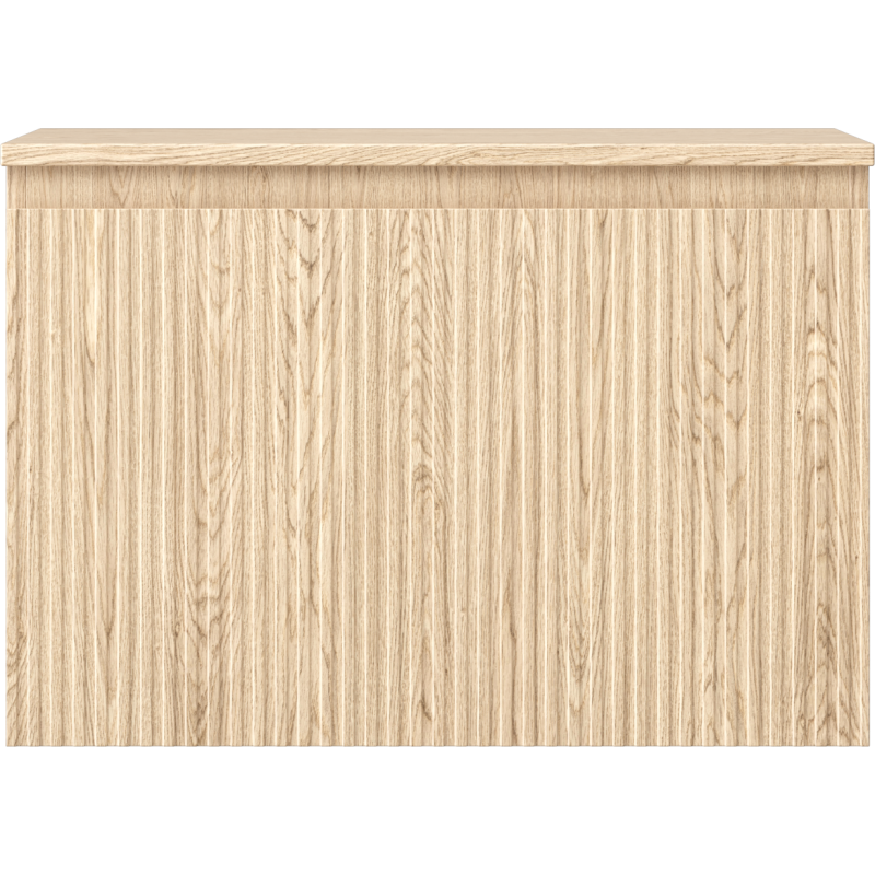 Mexen Rivel koupelnová skříňka pod umyvadlo 70 cm s deskou, 1 zásuvka, drážkovaná, dub - 91A20-07047-1-BFC81
