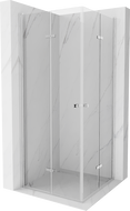 Mexen Lima Duo skládací sprchová kabina 70 x 70 cm, transparentní, chrom - 856-070-070-02-00