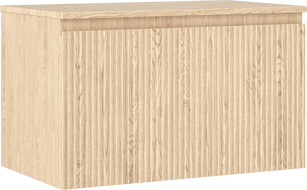 Mexen Rivel koupelnová skříňka pod umyvadlo 80 cm s deskou, 1 zásuvka, drážkovaná, dub - 91A20-08047-1-BFC81