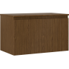 Mexen Rivel koupelnová skříňka pod umyvadlo 80 cm s deskou, 1 zásuvka, rýhovaná, ořech - 91A20-08047-1-BFC86