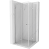 Mexen Lima Duo skládací sprchová kabina 90 x 90 cm, transparentní, chrom - 856-090-090-02-00