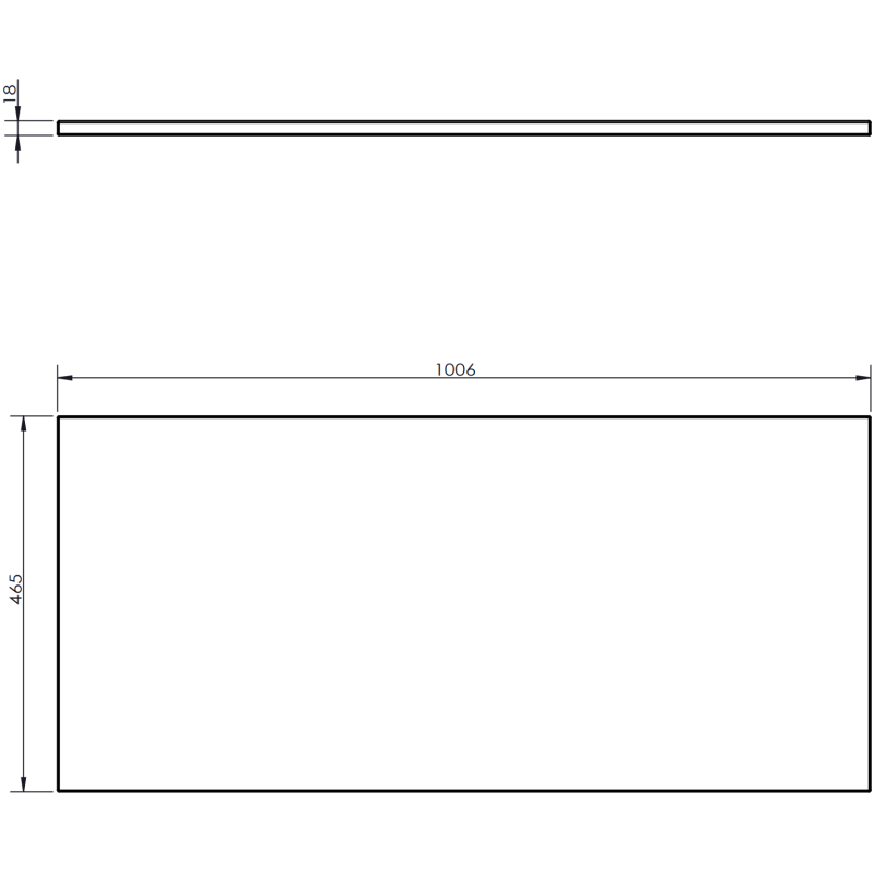 Mexen Rivel koupelnová skříňka pod umyvadlo 100 cm s deskou, 1 zásuvka, drážkovaná, dub - 91A20-10047-1-BFC81