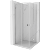 Mexen Lima Duo skládací sprchový kout 100 x 100 cm, transparentní, chrom - 856-100-100-02-00