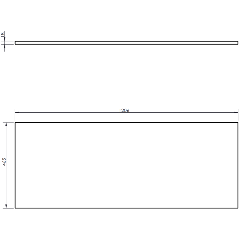 Mexen Rivel koupelnová skříňka pod umyvadlo 120 cm s deskou, 1 zásuvka, drážkovaná, šedá mat - 91A20-12047-1-BFC62
