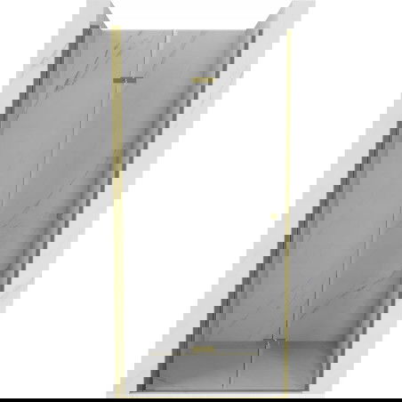 Mexen Lima sprchové dveře skládací 80 cm, transparentní, zlaté - 856-080-000-50-00