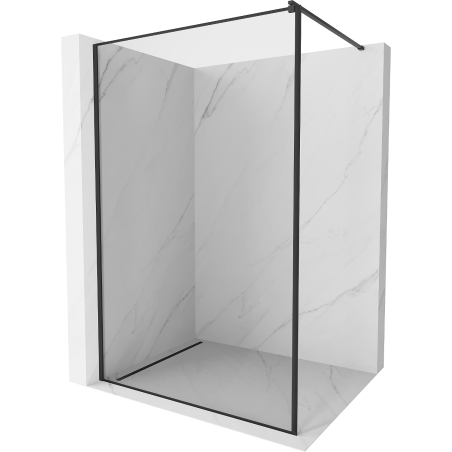 Mexen Kioto sprchová stěna Walk-in 110 x 200 cm, černý rám 8 mm, černá - 800-110-101-70-70