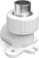 Mexen PPR koleno s držákem svařované pro trubky PPR 20 x 1/2 GZ - W97341-2012M-00