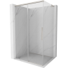 Mexen Rox L posuvná sprchová kabina 120 x 90 cm, transparentní, kartáčovaný nikl - 8C2L-120-090-97-00