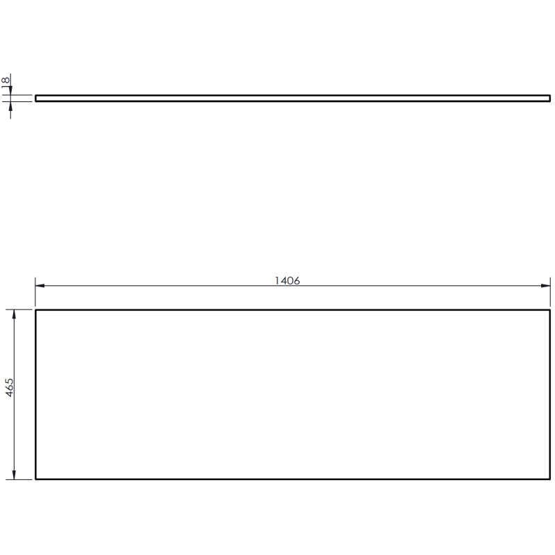 Mexen Rivel koupelnová skříňka pod umyvadlo 140 cm s deskou, 2 zásuvky, drážkovaná, bílá mat - 91A20-14047-2-BFFC01