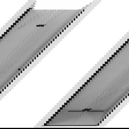 Mexen Lima skládací sprchové dveře 90 cm, transparentní, černé - 856-090-000-70-00