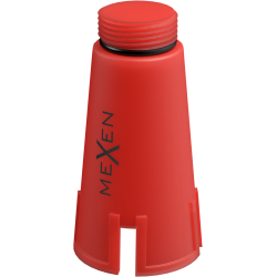 Mexen PPR dlouhá zátka pro zkoušky 1/2 GZ červená - W97344-12-01