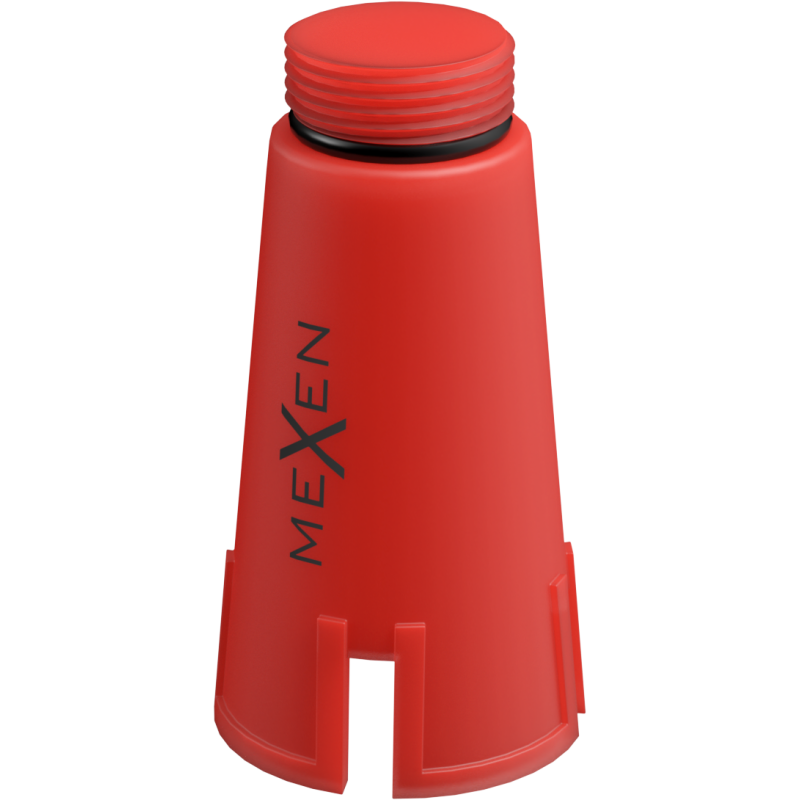 Mexen PPR dlouhý uzávěr pro testování 3/4 GZ červený - W97344-34-01