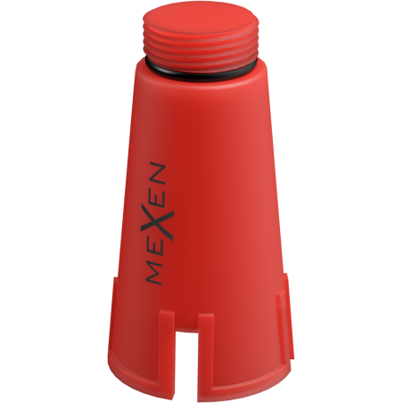 Mexen PPR dlouhý uzávěr pro testování 3/4 GZ červený - W97344-34-01