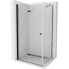 Mexen Lima skládací sprchový kout 80 x 90 cm, průhledný, černý - 856-080-090-70-00