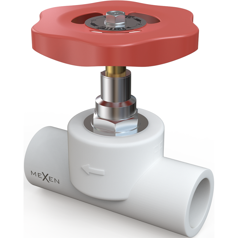 Mexen PPR sedlový ventil svařovaný pro trubky PPR 25 x 25 - W97352-25-00