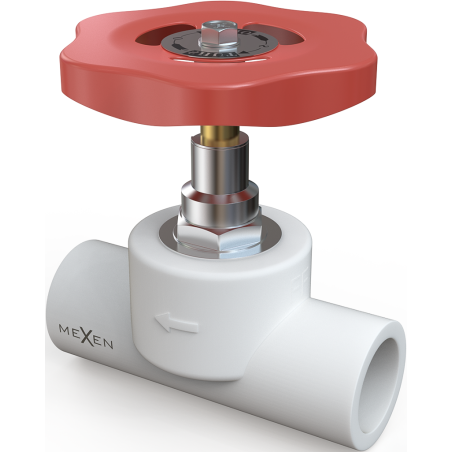 Mexen PPR sedlový ventil svařovaný pro trubky PPR 25 x 25 - W97352-25-00