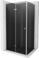 Mexen Lima skládací sprchový kout 80 x 70 cm, grafit, chrom - 856-080-070-01-40
