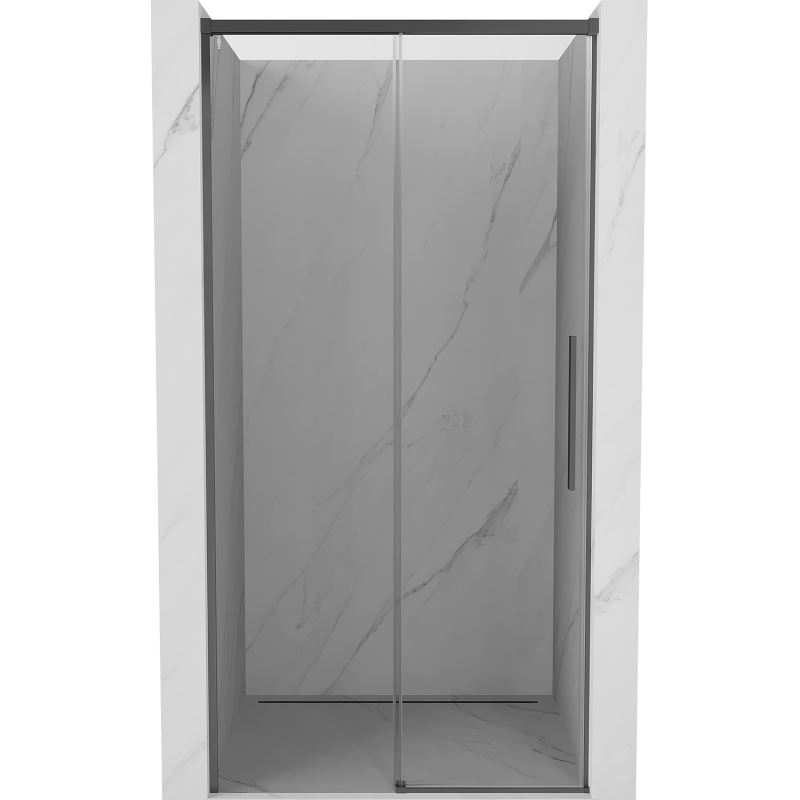 Mexen Rox posuvné sprchové dveře 110 cm, transparentní, gun metal - 8C2-110-000-95-00