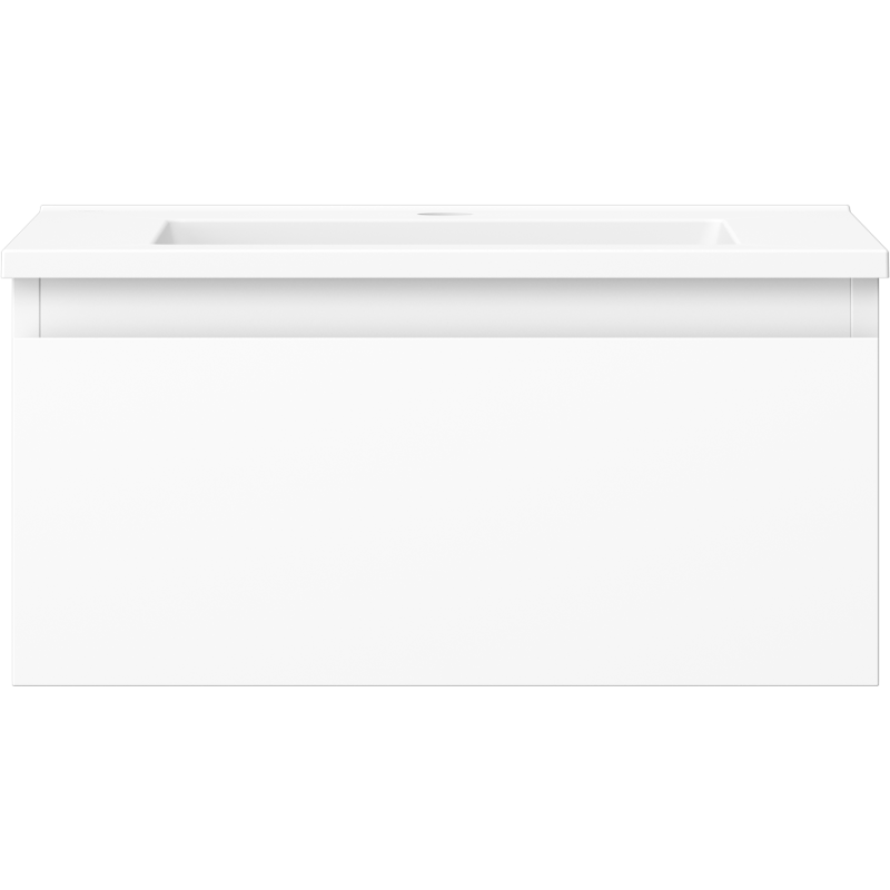 Mexen Orio koupelnová skříňka 50 cm s umyvadlem Otis, 1 zásuvka, bílá matná - 91A10-05023-1-BF01-W18M01