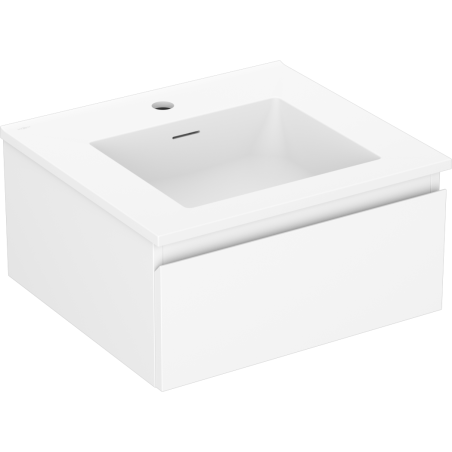 Mexen Orio koupelnová skříňka 50 cm s umyvadlem Otis, 1 zásuvka, bílá matná - 91A10-05023-1-BF01-W18M01