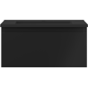 Mexen Orio koupelnová skříňka 50 cm s umyvadlem Otis, 1 zásuvka, černá mat - 91A10-05023-1-BF71-W18M71