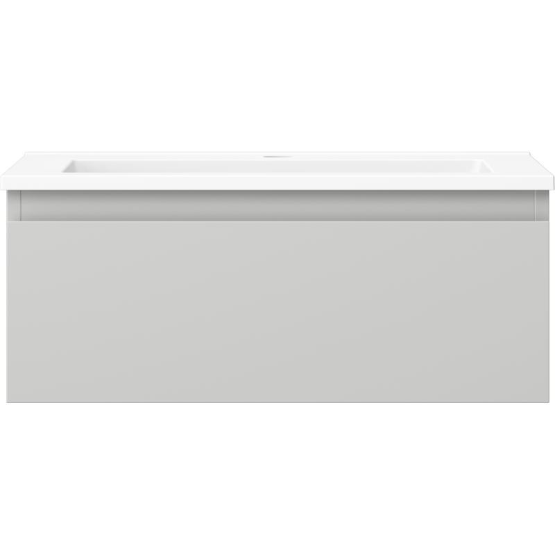 Mexen Orio koupelnová skříňka 60 cm s umyvadlem Otis, 1 zásuvka, šedá matná/bílá matná - 91A10-06023-1-BF62-W18M01