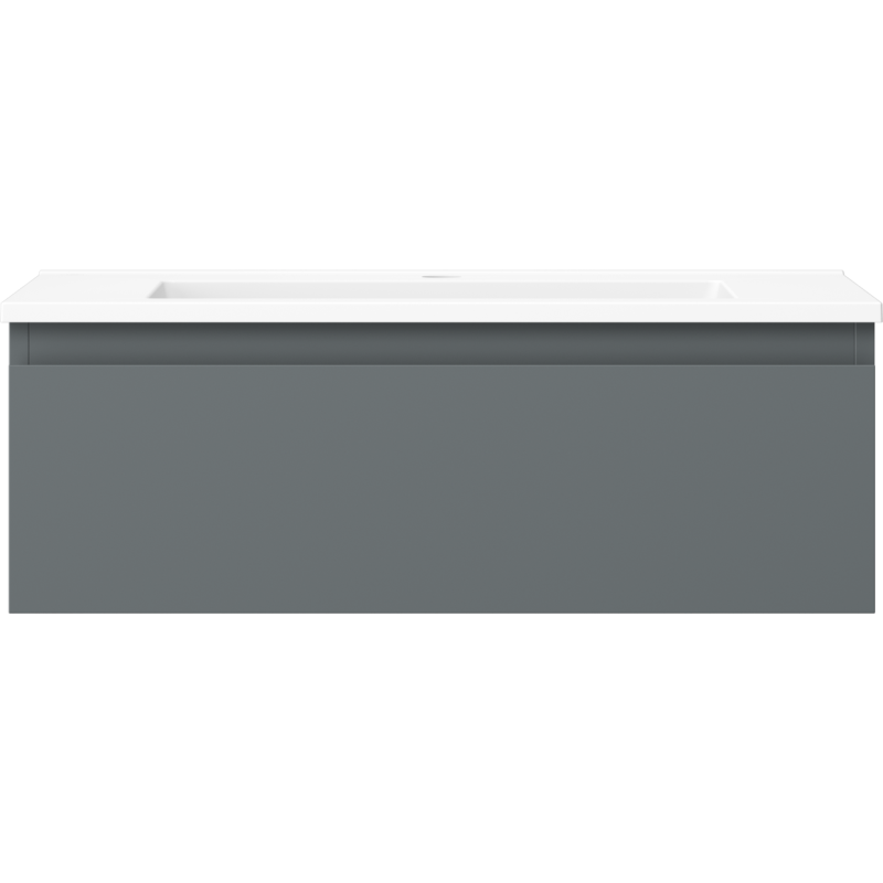 Mexen Orio koupelnová skříňka 70 cm s umyvadlem Otis, 1 zásuvka, grafit mat/bílá mat - 91A10-07023-1-BF66-W18M01